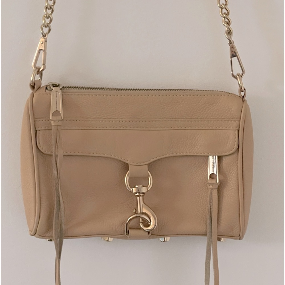 Rebecca Minkoff Mini Mac Bag Beige